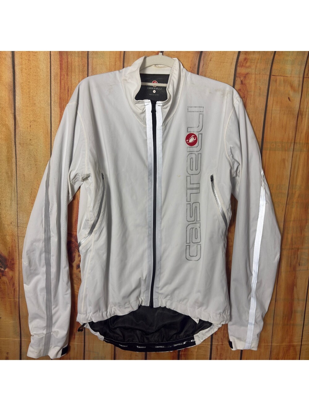 Castelli White Cycling Jacket